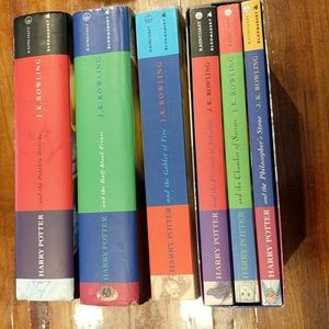 SOLD ---  All the Harry Potter books (except Order of the Phoenix)